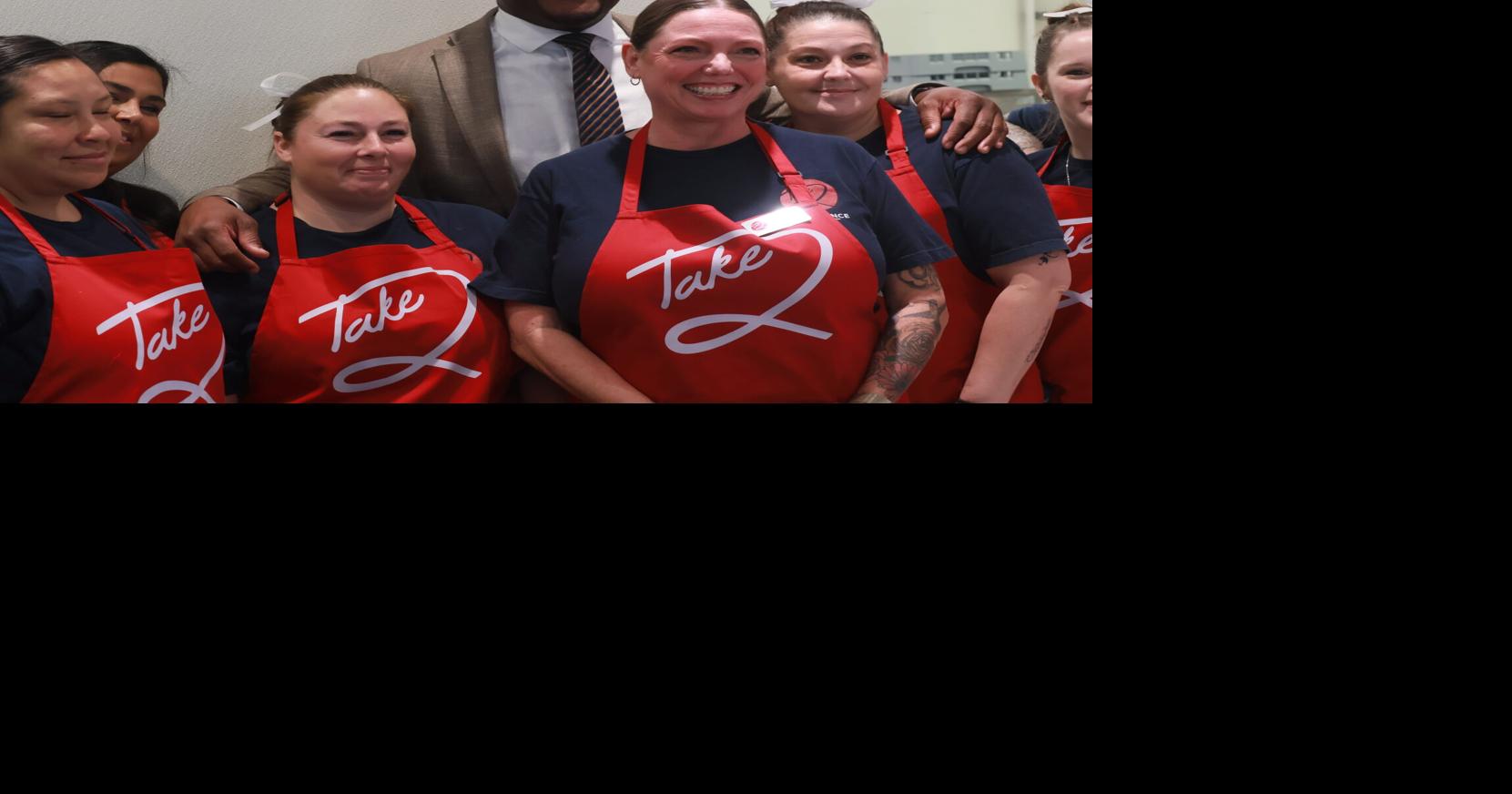 Take 2 Cafe celebrates its 10th anniversary with a ribbon cutting for its new downtown location