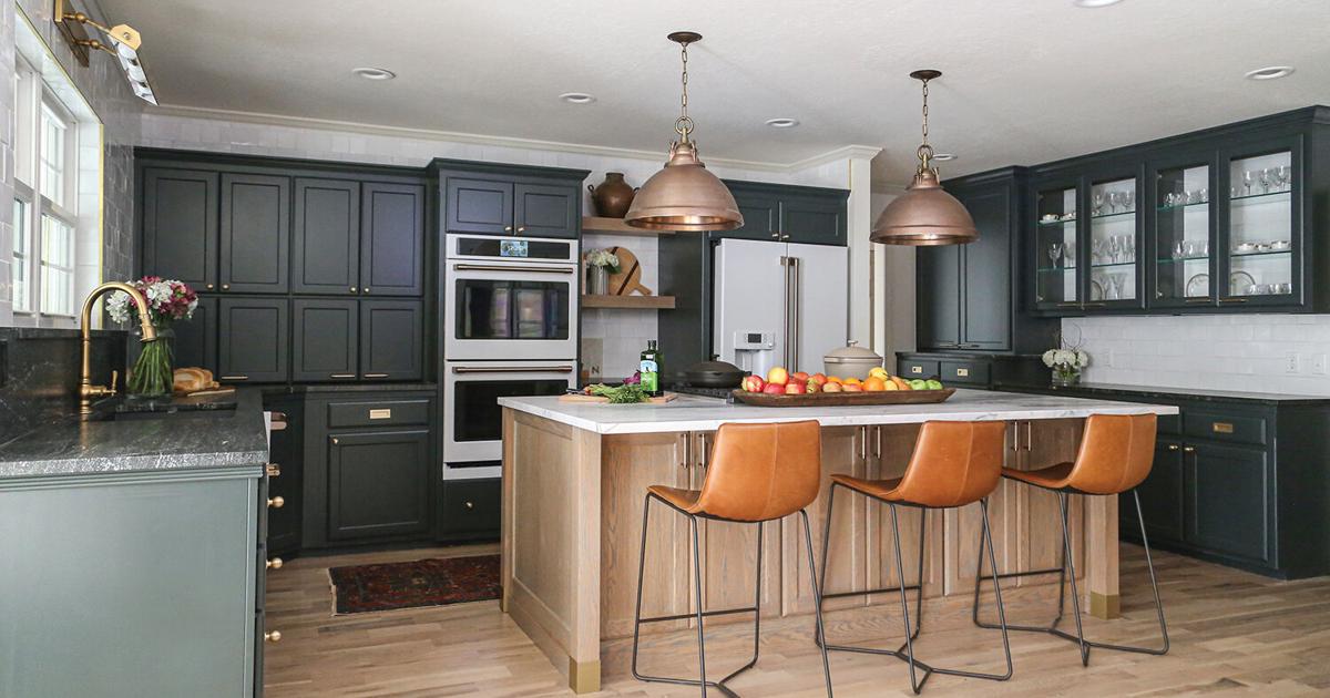 Metal magic: Brass and copper react in this south Tulsa kitchen remodel. | Home