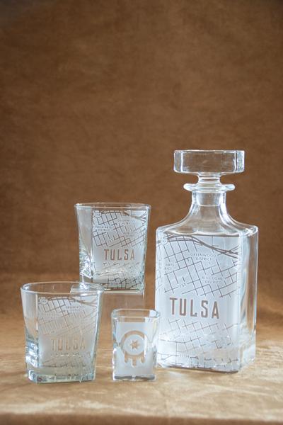 Stock your bar with unique Tulsa glassware