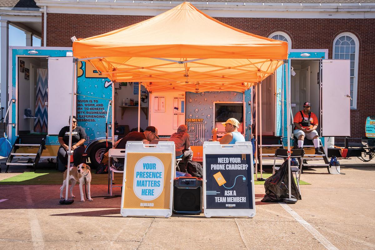 Doing good Nonprofit BeHeard Movement brings showers and services to