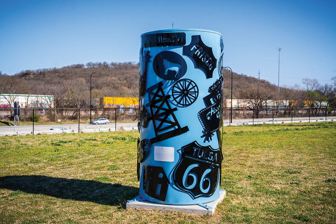 It takes a village: New art installation in Route 66 Historical