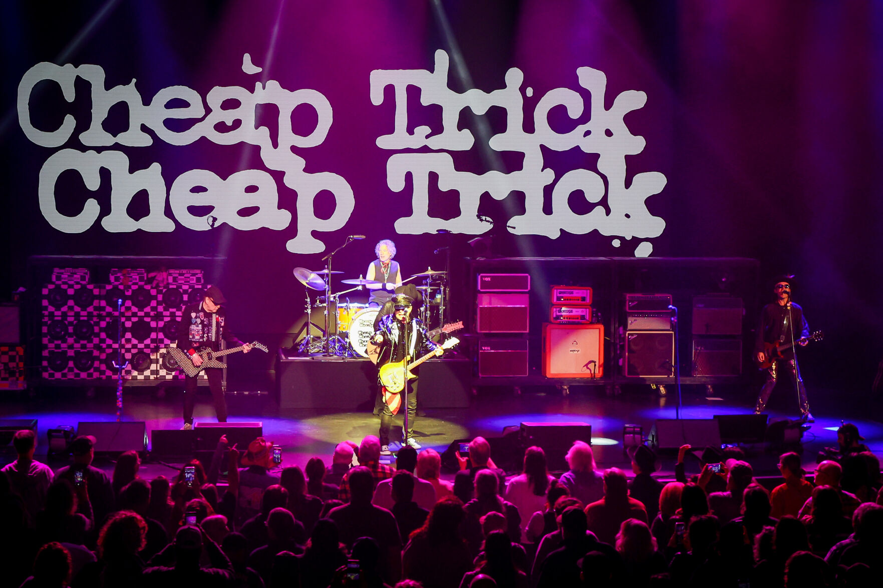 Scenes from Cheap Trick at Hard Rock Live inside Hard Rock Hotel