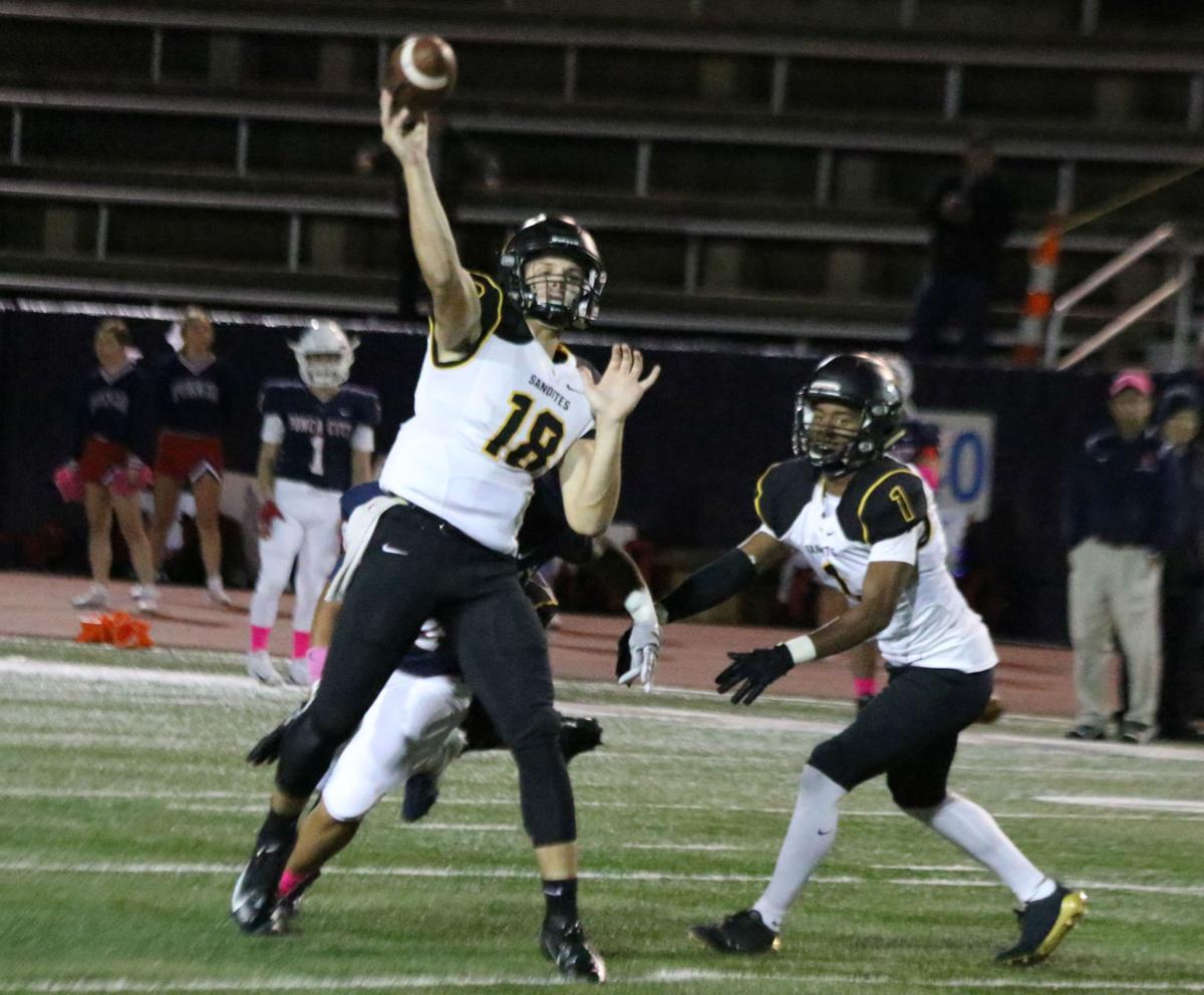 Football Sandites Handle Ponca City 35 14 News Tulsaworld Com