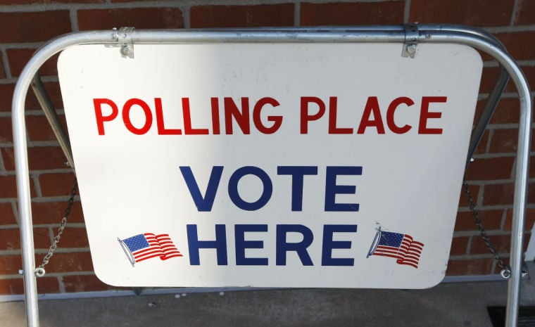 Polling Place Vote Here sign (copy) (copy)