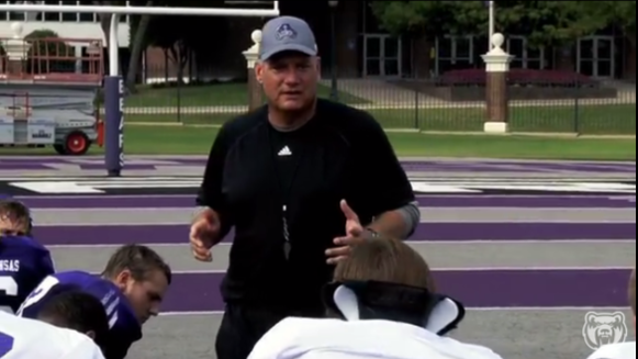 Central Arkansas Striped Home Football Field Rivals Boise State S