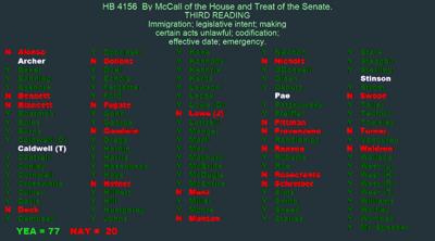 HB4156 roll call