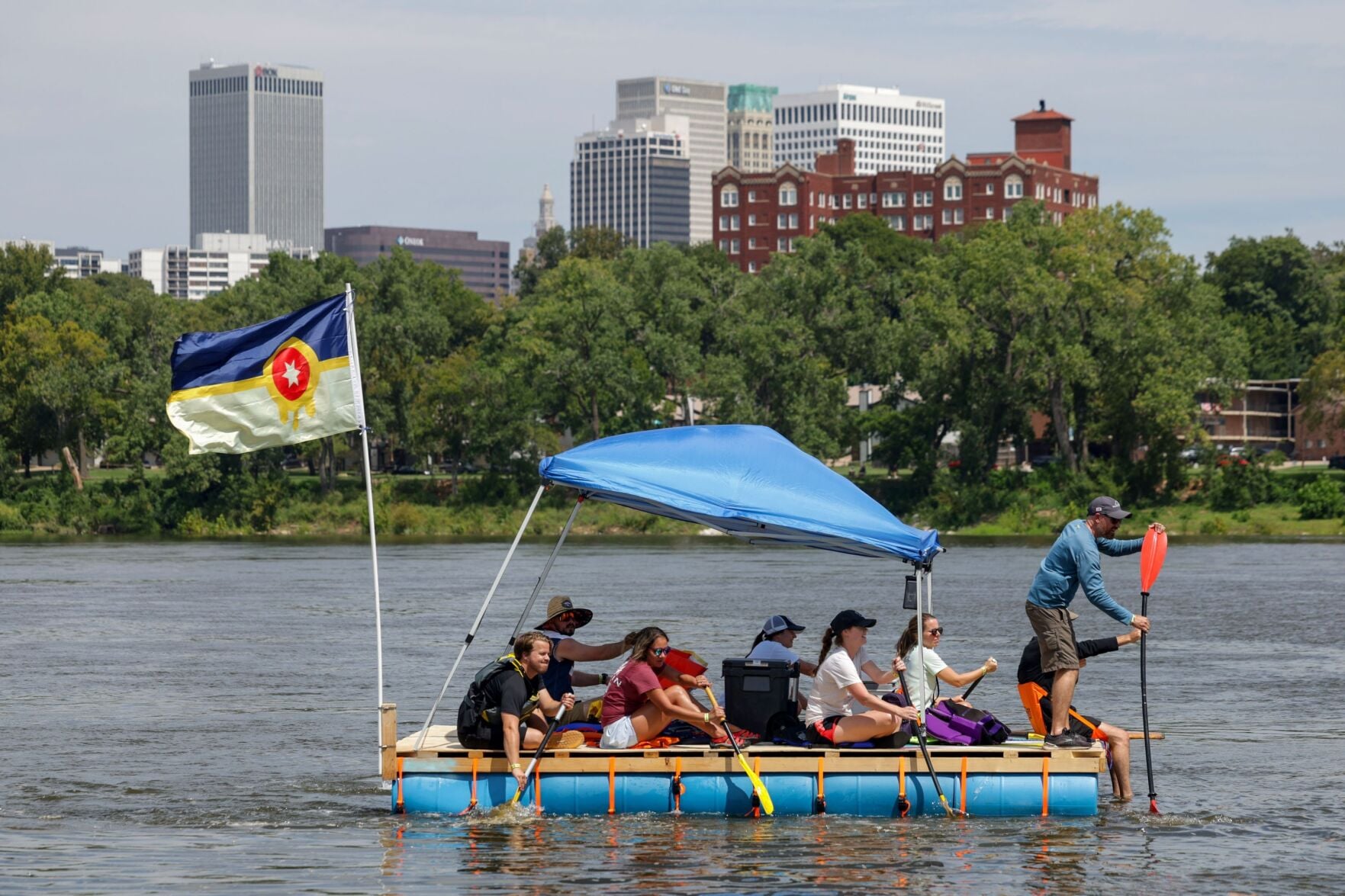 The Raft Race Tulsa's Great Raft Race returns amid big crowds