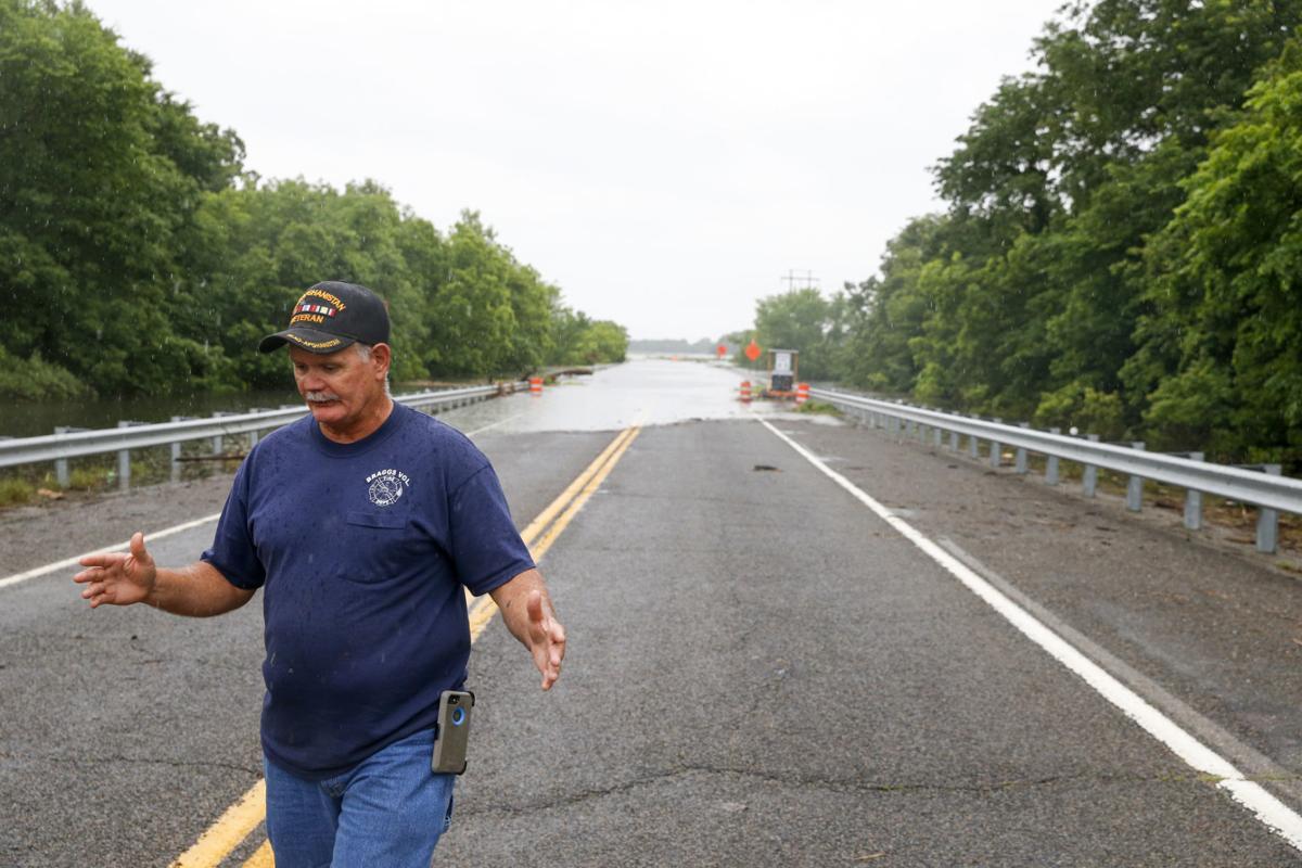 Life goes on in Braggs, despite flooding on all roads leading in and