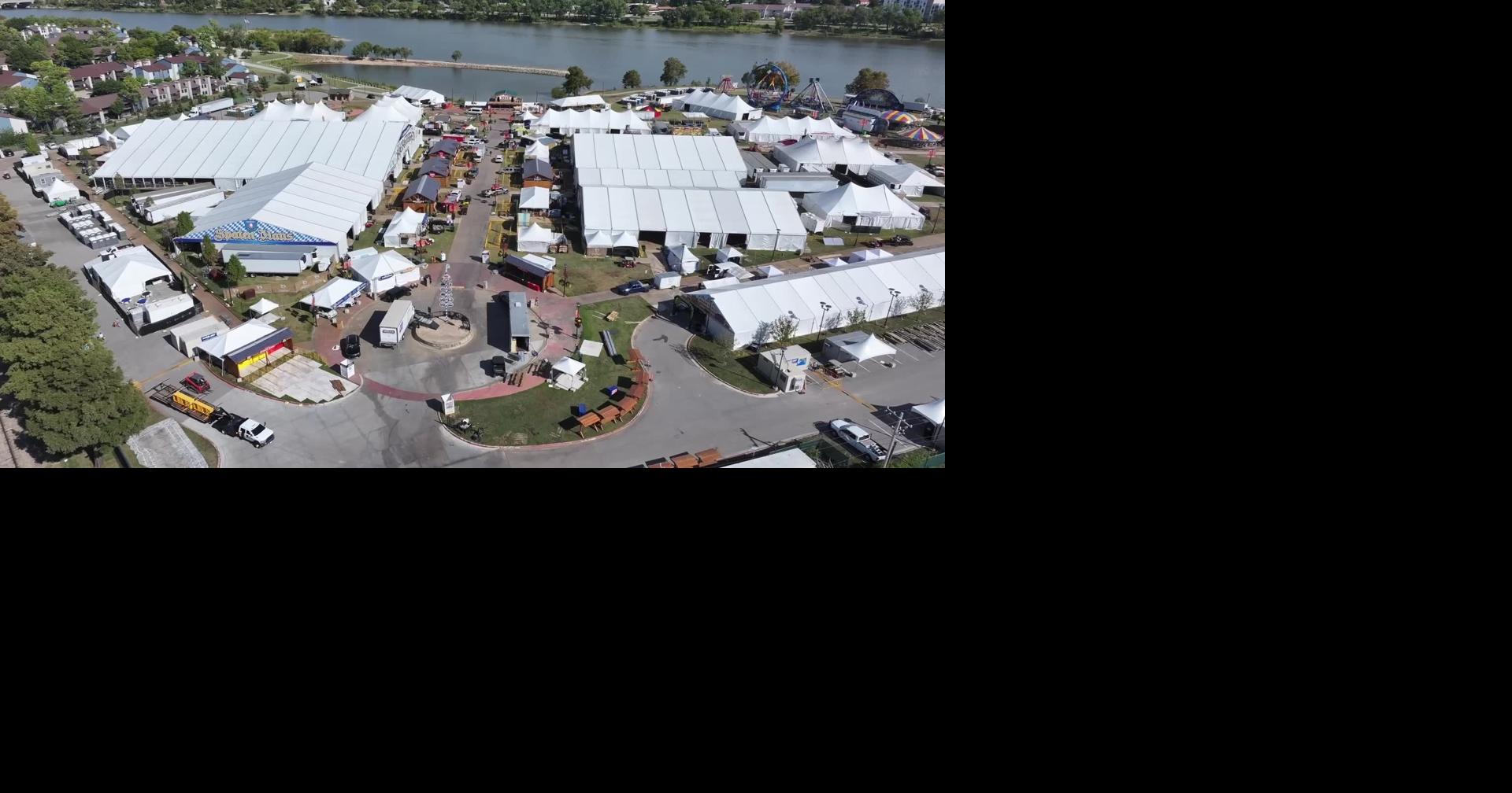 Video: Flying over the Zeeco Oktoberfest Tulsa grounds