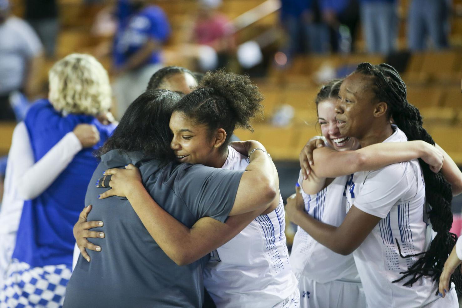Temira Poindexter, Kate Bradley, Kaylen Nelson receive OGBCA AllState