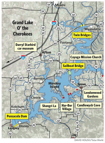 Grand Lake Map With Cove Names Grand Lake Offers Attractions On, Off The Water | Food & Cooking | Tulsaworld.com Grand Lake Map With Cove Names Grand Lake Offers Attractions On, Off The Water | Food & Cooking | Tulsaworld.com