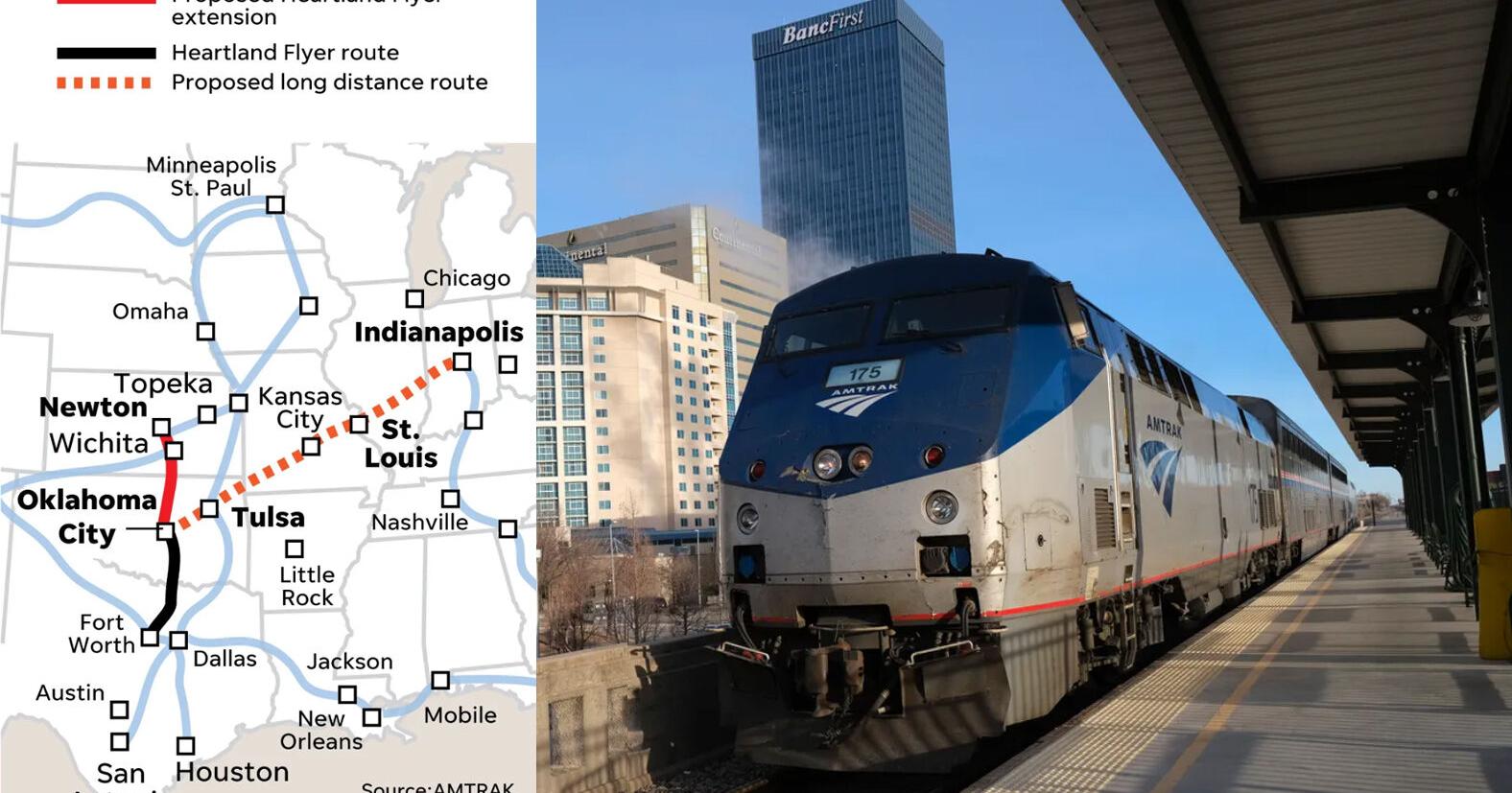 Tulsa-OKC passenger rail service again a possibility - Vimarsana News