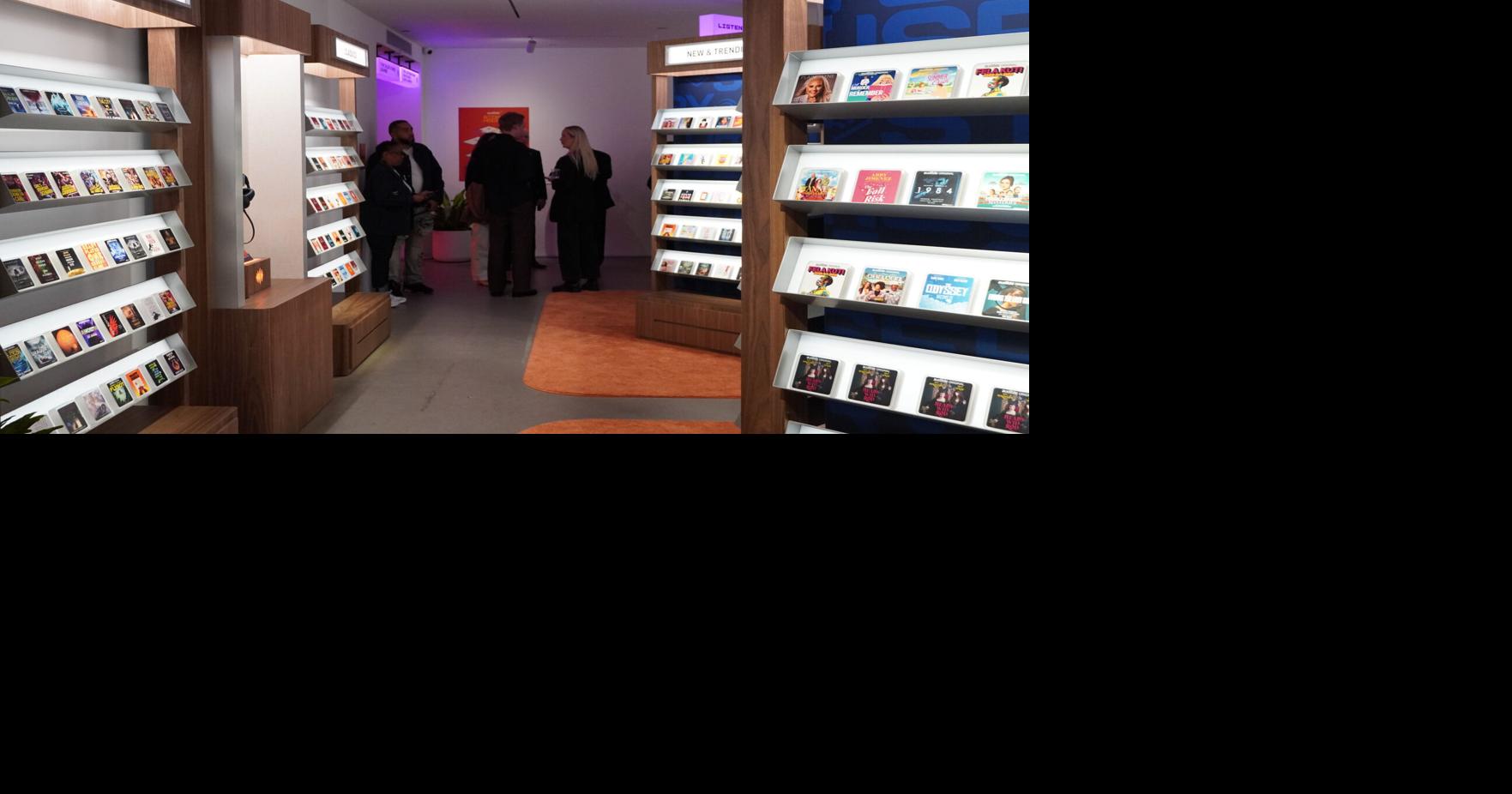 A bookstore without any books? See inside Audible's new audiobook haven in NYC