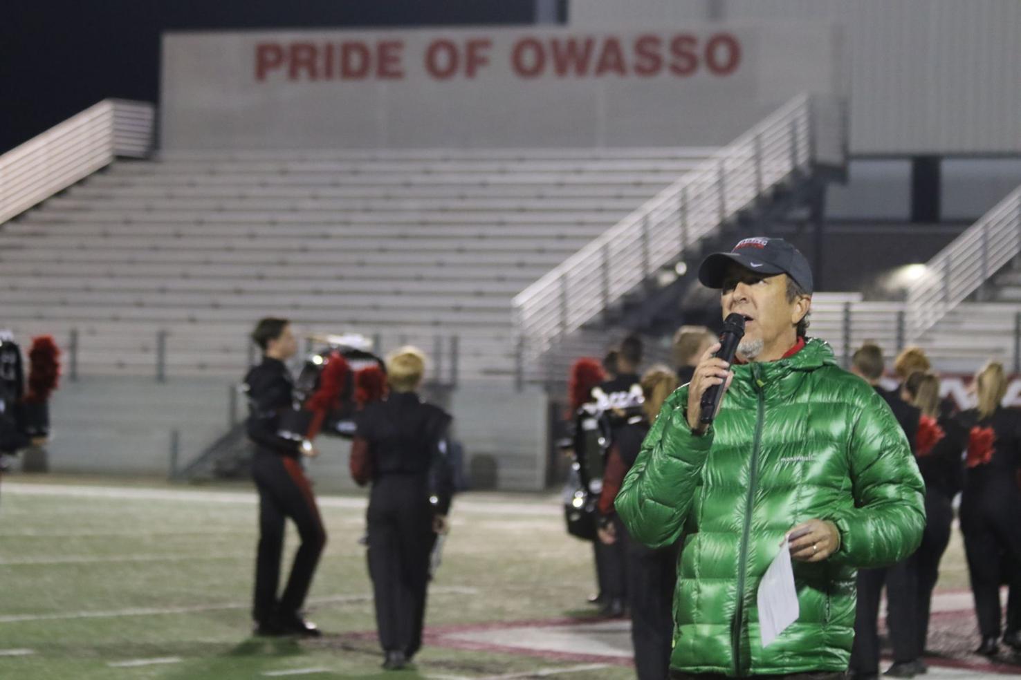 Owasso High School Band Director Chris Harris announces retirement