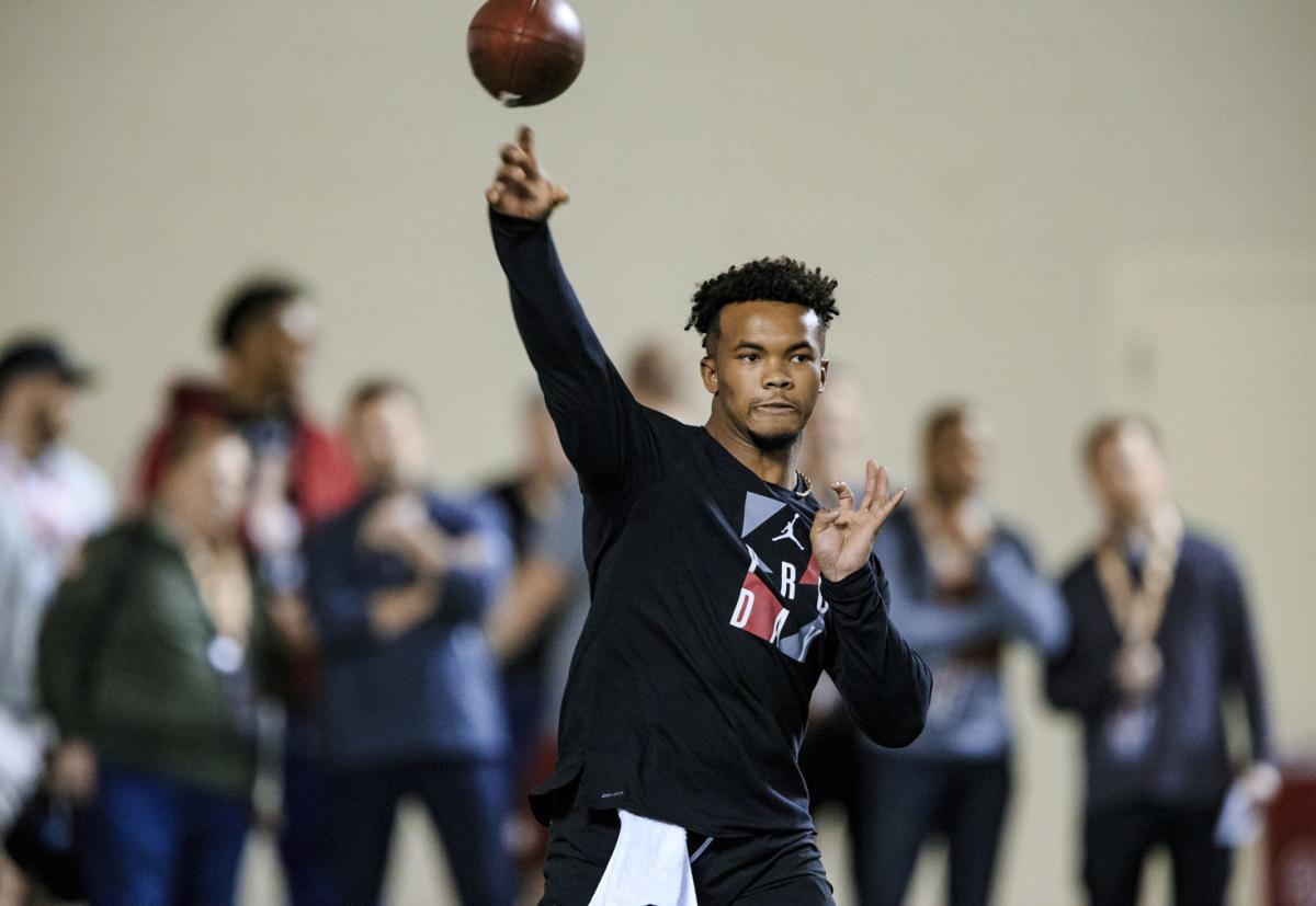 Bill Haisten Pro Day Spectacle An Enhancement Of The Sooners Brand Ou Sports Extra Tulsaworld Com Norman — kyler murray didn't run.