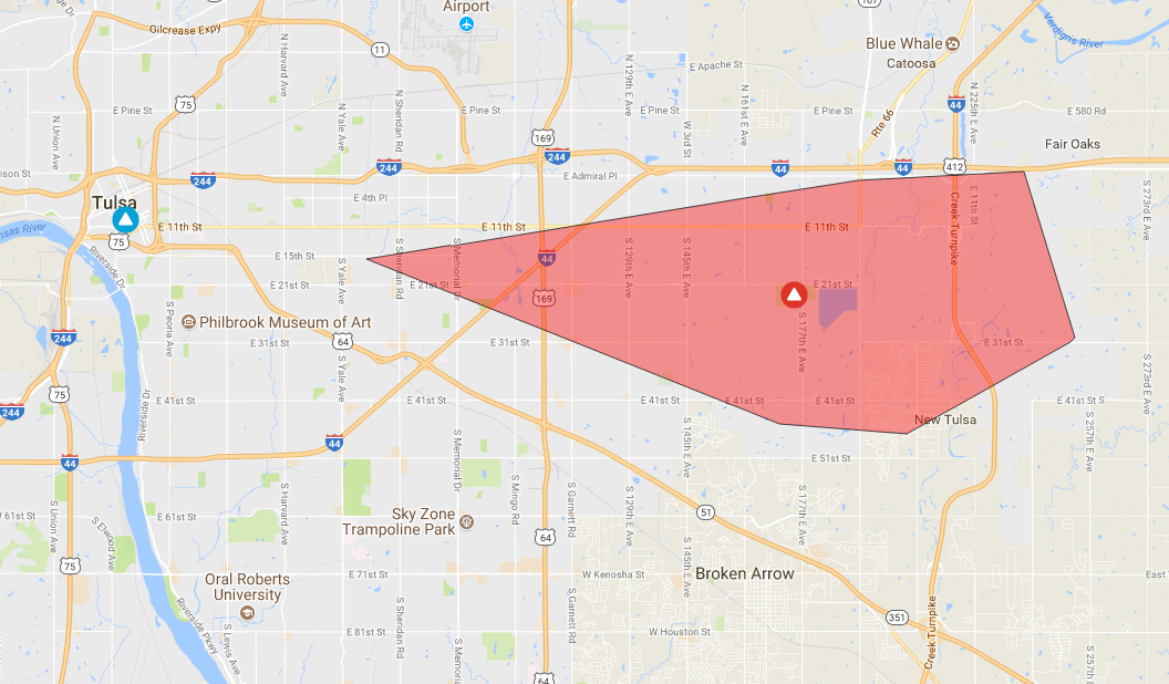 Update Power restored in east Tulsa, north Broken Arrow