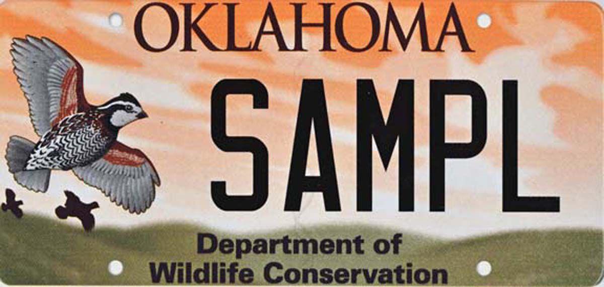 Photo Gallery Specialty plates available in Oklahoma