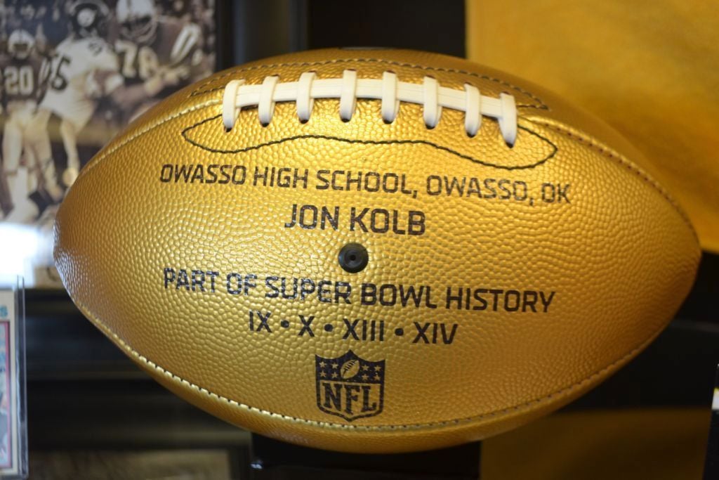 NFL honors OHS' Kolb with commemorative gold ball