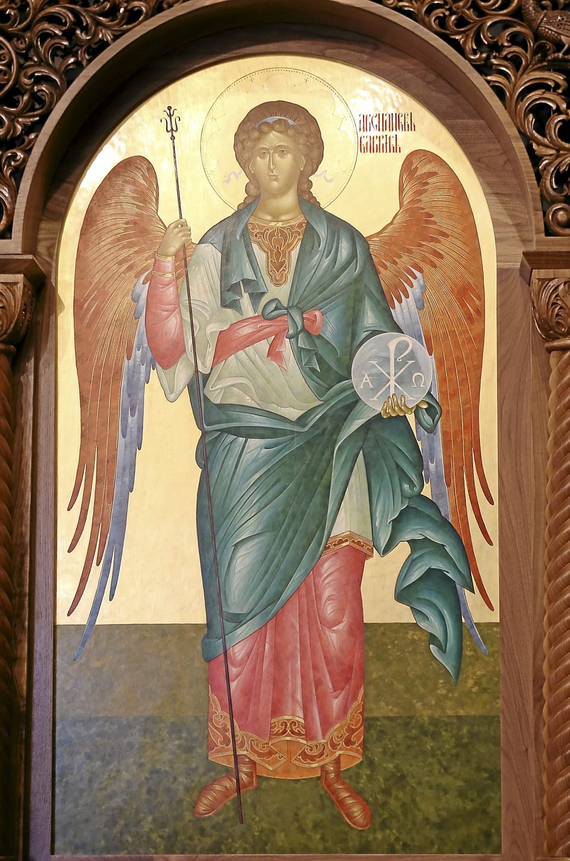 Renovation of holy icons at the beginning of the 20th century Renovation of holy icons at the beginning of the 20th century