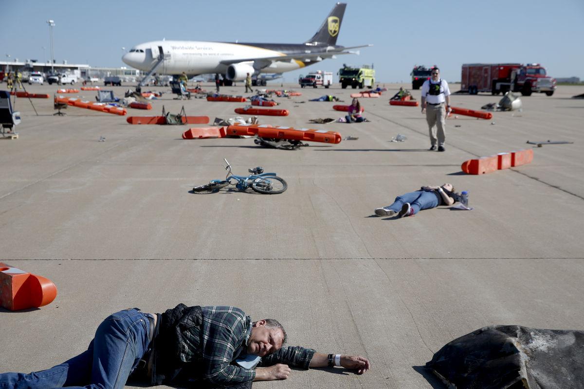 Tulsa Airport holds fullscale emergency response disaster drill Work