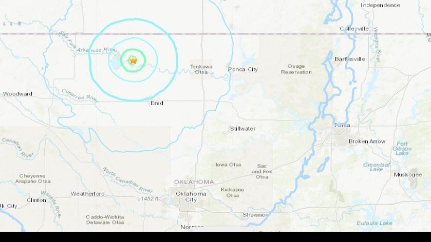 4.1 earthquake reported in northwest Okla Sunday |  local news