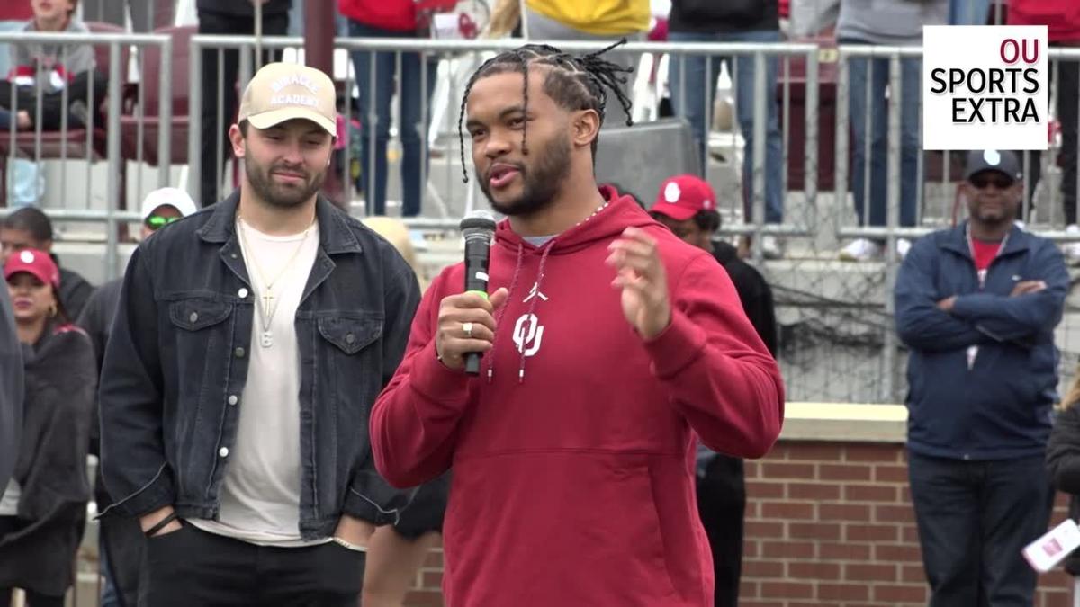 Kyler Murray Pregame Statue Ceremony - University of Oklahoma