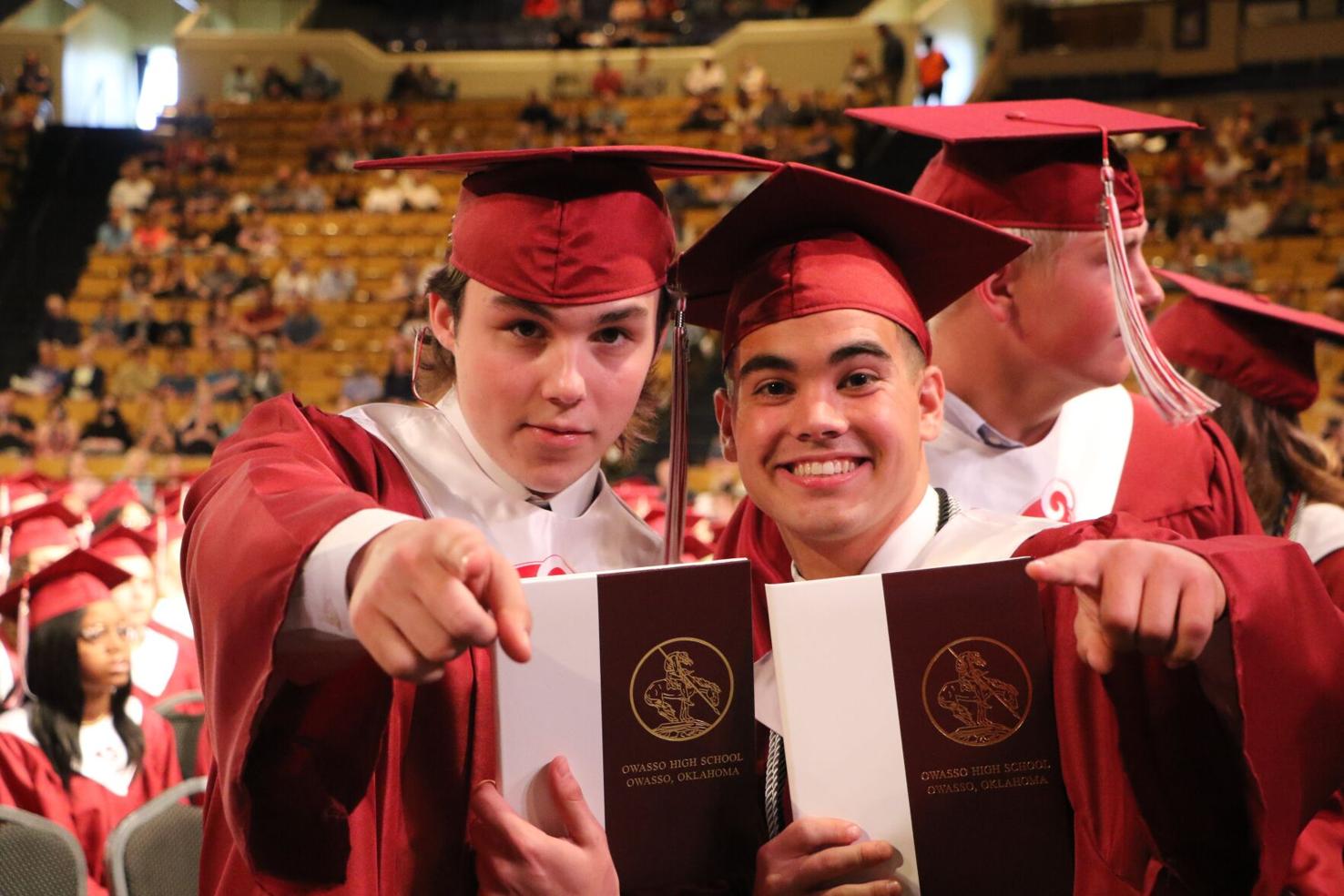 Photos See images of Owasso High School’s graduation for the Class of 2021