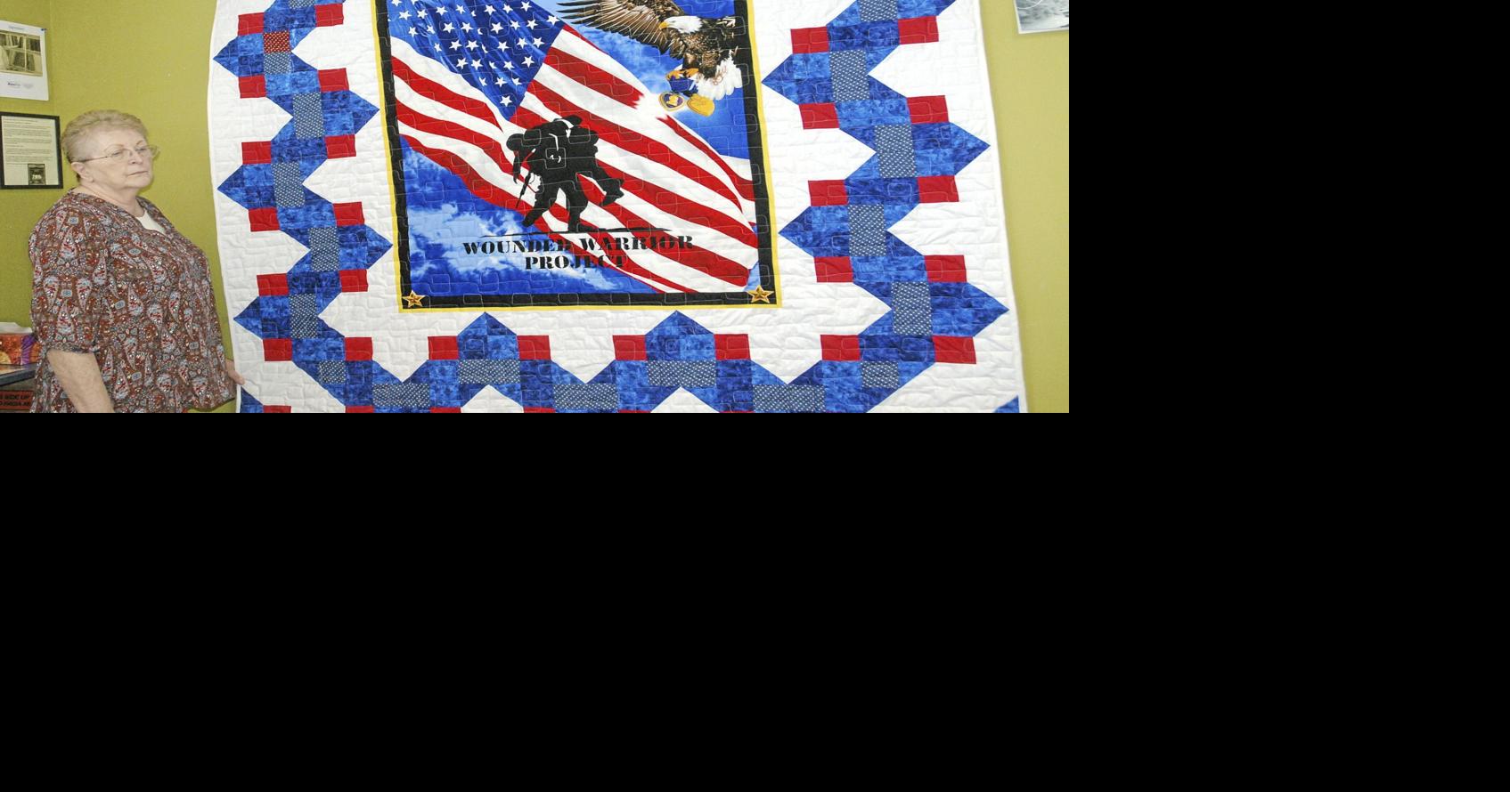 The Little Quilt Shop to give away Wounded Warrior quilt