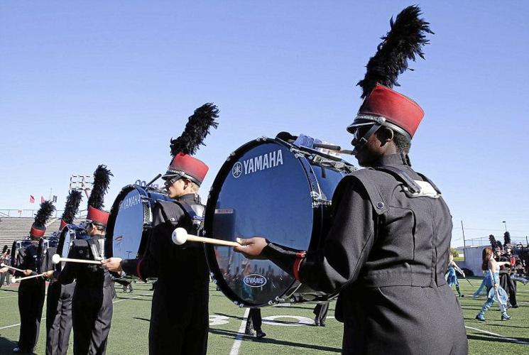 Local marching bands compete in 6A state competition