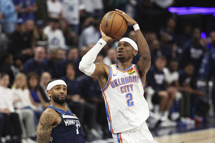 Nickeil Alexander-Walker eyes Shai Gilgeous-Alexander shot