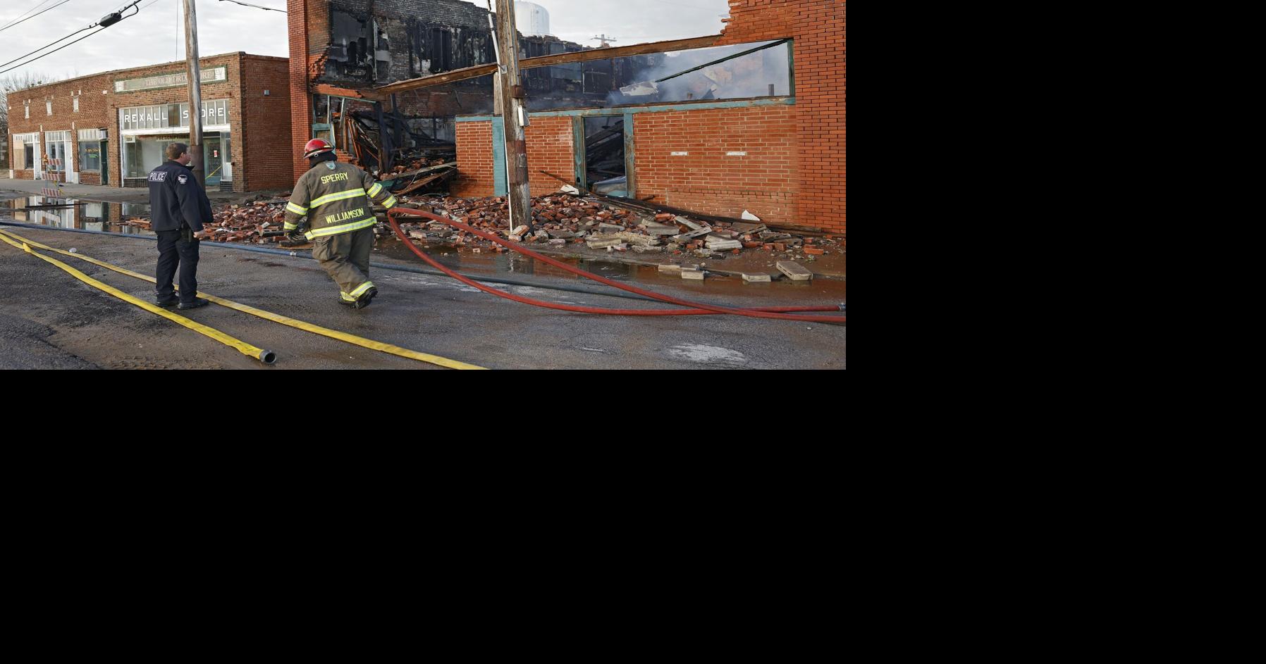 Photos: Fire guts building in Sperry