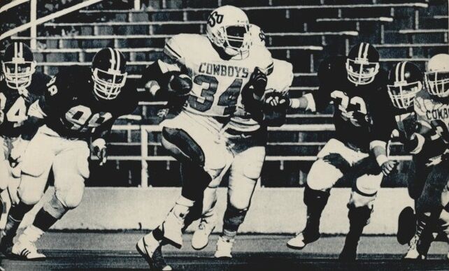 How Thurman Thomas became an Oklahoma State football legend: 'This  blankety-blank is recruiting him as a corner'