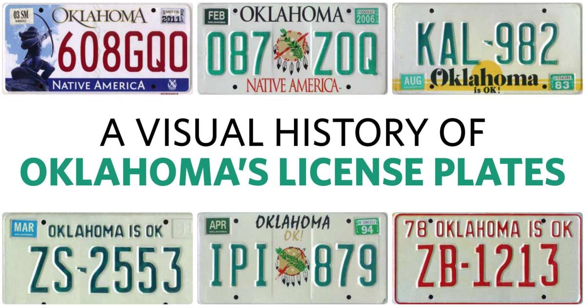 Photo gallery See Oklahoma's license plates from early 1900s through today