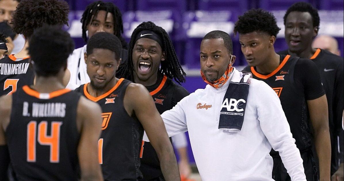 OSU basketball coach Mike Boynton talks about big road tests ahead