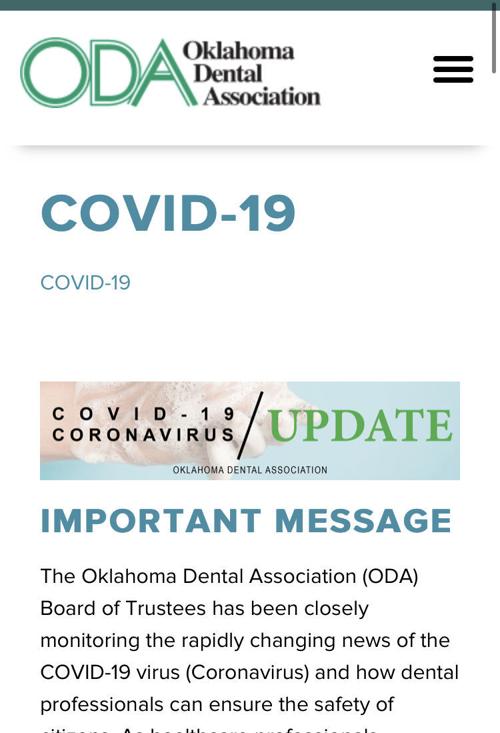 Local Dentists Orthodontists Postponing All Elective Procedures Amid Covid 19 Local News Tulsaworld Com