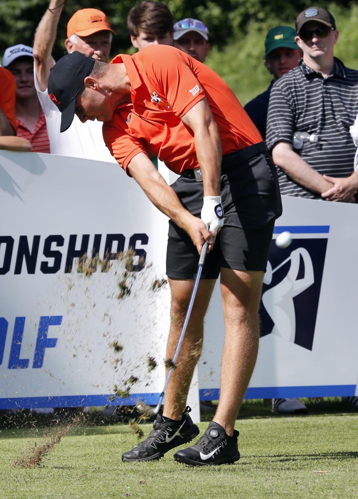 NCAA Men's Golf Championship: Nearing end of weather-delayed first round, OU in second and OSU