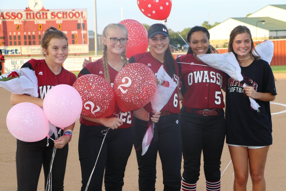 Owasso softball jumps on Enid early for 166 win on Senior Night News