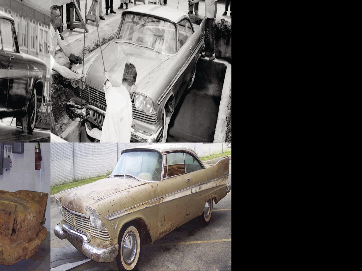 Throwback Tulsa Remember When They Buried A Car At The Courthouse History Tulsaworld Com
