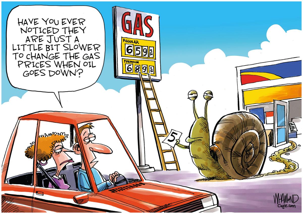 Cartoon: Changing of the gas prices