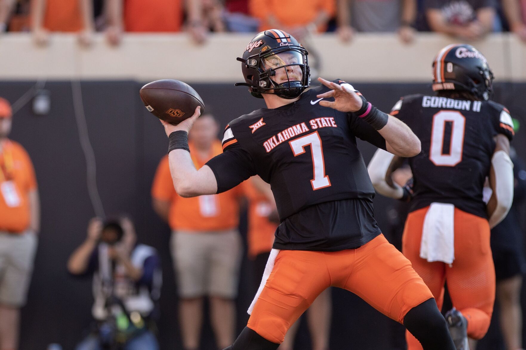 Alan Bowman Veteran Poise Key In Oklahoma State's Win