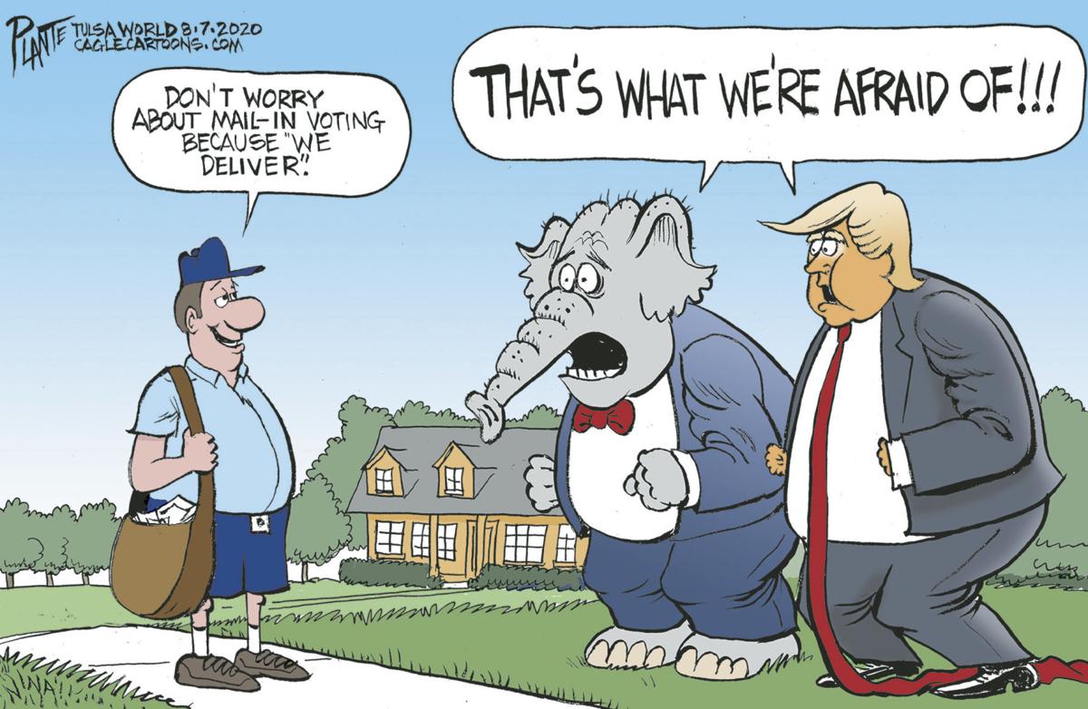 Bruce Plante cartoon: Election 2020 mail-in voting? Bruce Plante cartoon: Election 2020 mail-in voting?