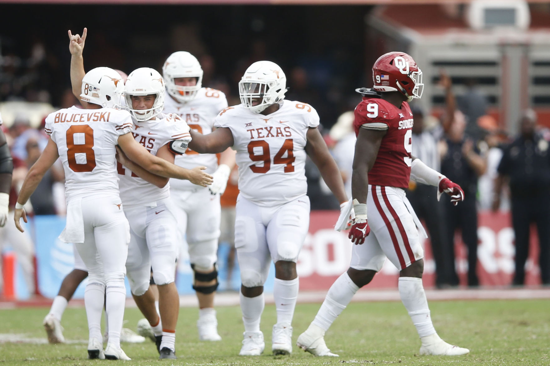 No. 19 Texas Vs. No. 7 Oklahoma: Longhorns Win On Late Field Goal After ...