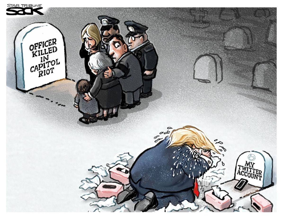 Cartoon: Trump's grief Cartoon: Trump's grief