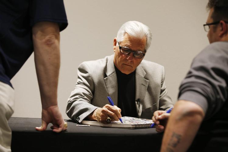 Former Yankee shortstop Bucky Dent speaks at CPA dinner