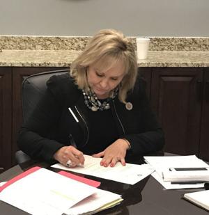 Gov. Mary Fallin vetoes most of bill that filled hole in state budget; Legislature could have to reconvene