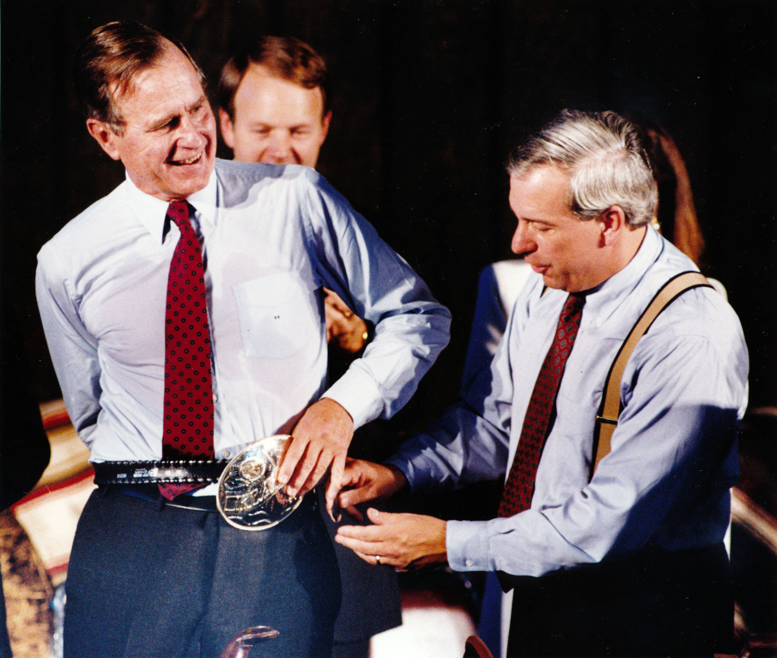 george w bush belt buckle