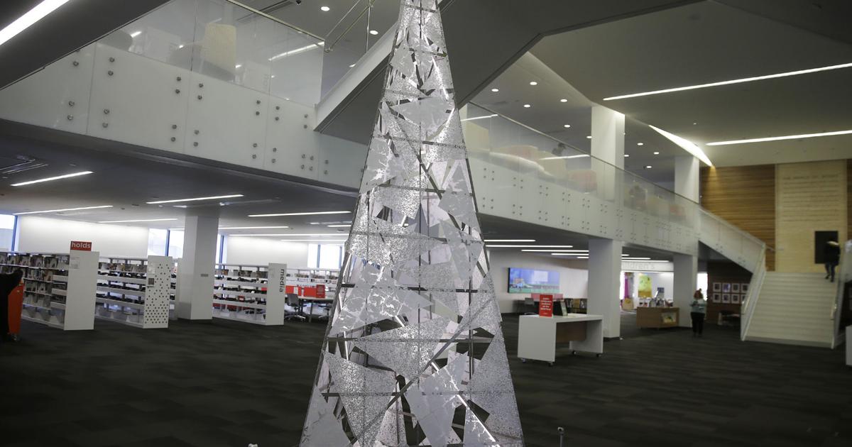 Ginnie Graham: Central Library Christmas tree offers art perspective