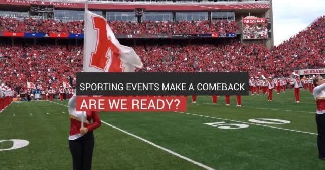 Sporting events are making a comeback