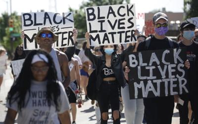 Black Lives Matter protest in Tulsa