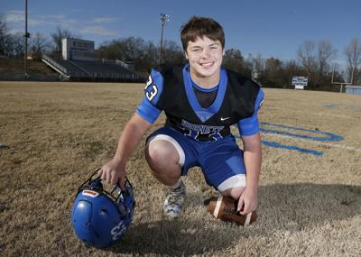 High School Football Depew S Blake Stafford Scores 29 Rushing